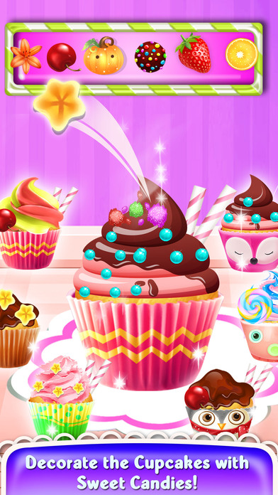 Cupcake Game: Cupcake Maker Cooking Games for Kids screenshot 2