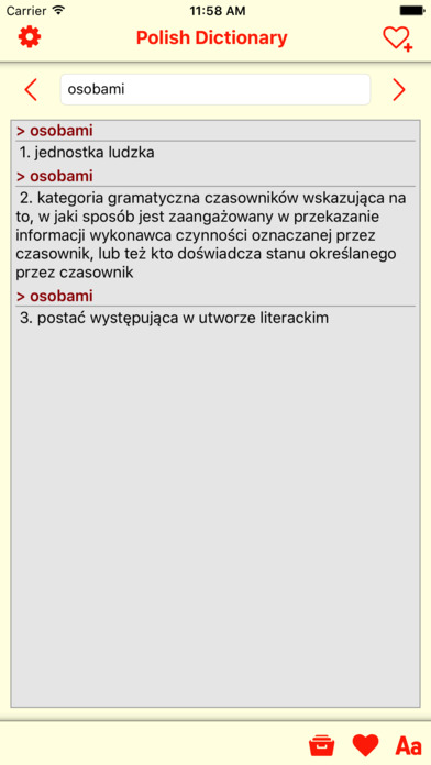 Polski Słownik - Nowe i Kompletne Definicje screenshot 2