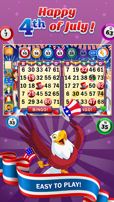 Screenshot 4 BINGO! Games of 4th of July Independence Day 2017
