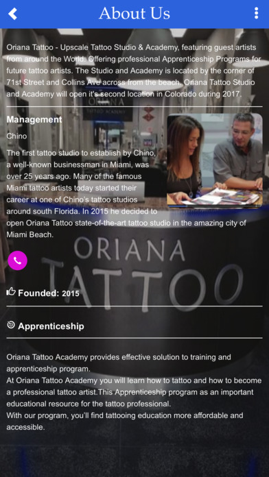 ORIANA TATTOO screenshot 3