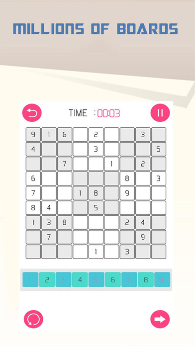 Sudomine - Sudoku Mine Sweeper Mashup screenshot 2