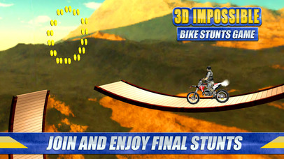 3D Impossible Bike Stunts Game screenshot 2