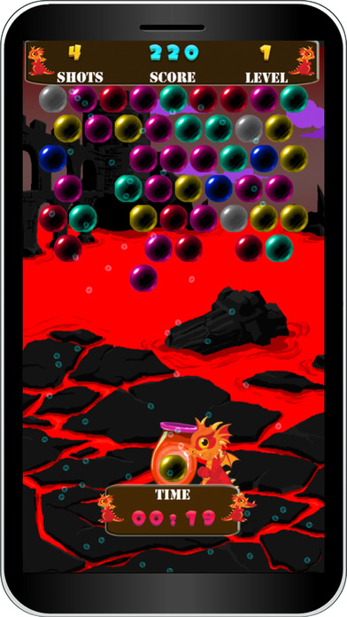 Dragon Volcano Power Ball Shooter Game screenshot 3