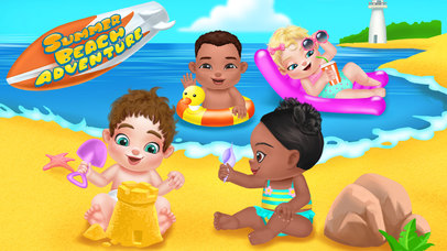 Summer Beach Baby Care Games - Newborn Baby screenshot 3