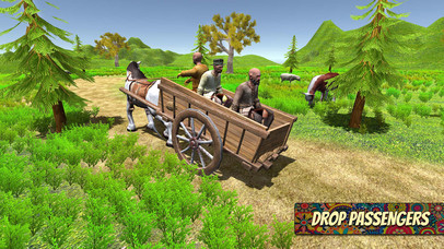 Horse Simulator Village Cargo Transport 2017 screenshot 3