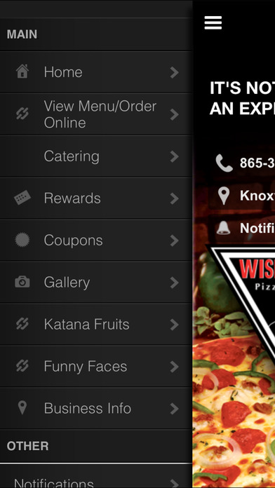 Wise Guys Pizza Kitchen screenshot 2