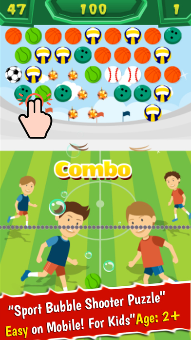Sport Bubble Shooter Puzzle Game screenshot 3