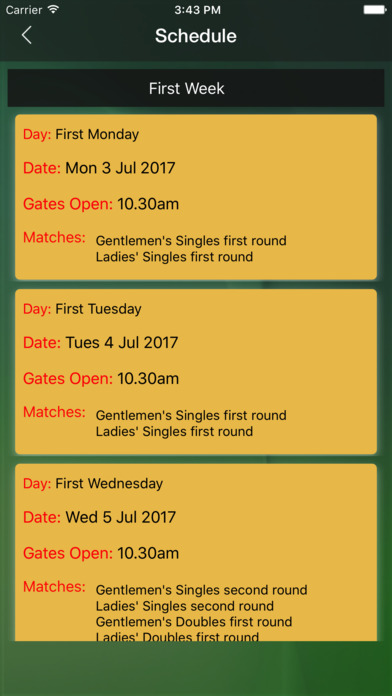 Wimbledon Tennis 2017 screenshot 3