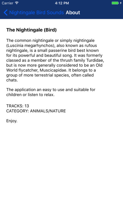 Nightingale Bird Sounds screenshot 3