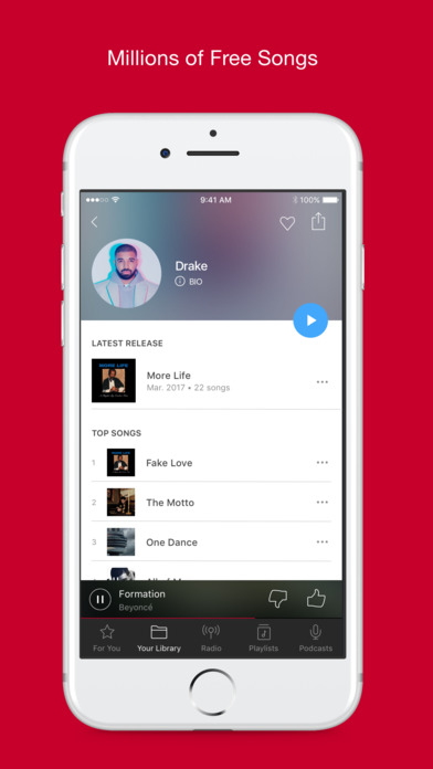 Screenshots of iHeartRadio – Free Music & Radio Stations for iPhone