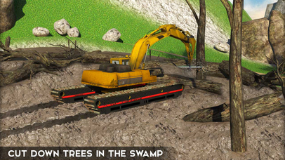 Amphibious Excavator Crane & Dump Truck Simulator screenshot 4