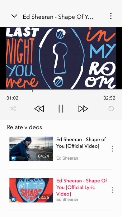 Music FM - Music Video Player & Streamer screenshot 2