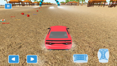 Beach Sport Car Racing : Water Hover Car Racer screenshot 4