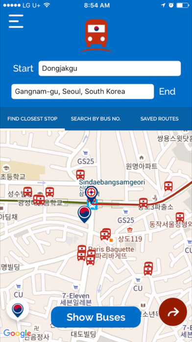 Bus It - Seoul Metro Bus screenshot 2