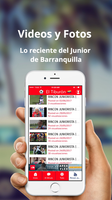 El Tiburón - Fútbol del Junior de Barranquilla screenshot 3