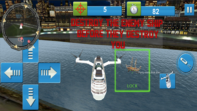 Flying 3d Navy Ship Simulator – Shoot and Kill screenshot 4