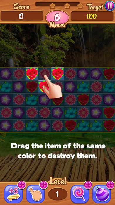 Blossom Crush Flower Blast Match 3 Game screenshot 4