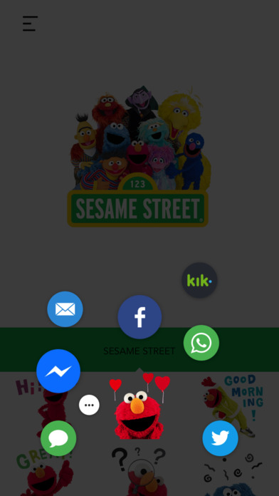 Sesame Street Sticker App screenshot 2