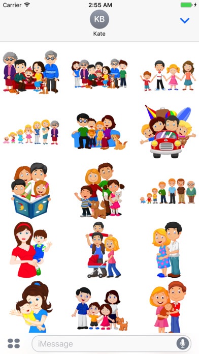 Family day Stickers screenshot 2
