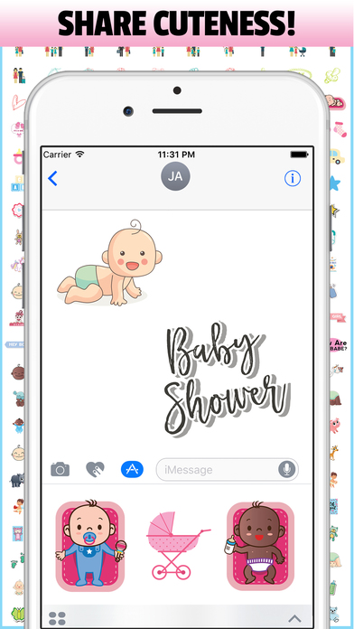 BABY EMOJI - Sticker App for Moms & Infants screenshot 2
