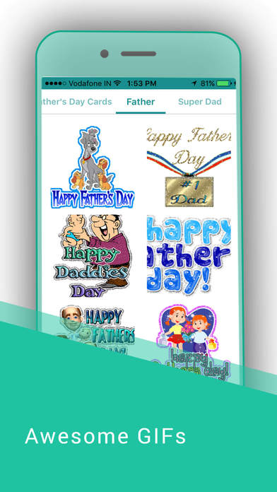 Father Day Greeting Cards : Father's Day GIF Wish screenshot 2