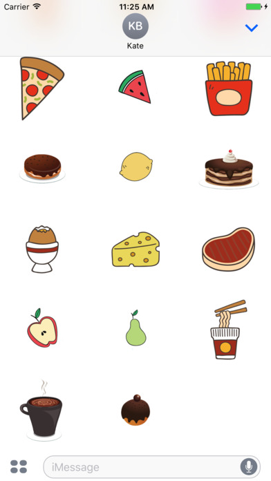 Eat & Food - emoji stickers screenshot 2