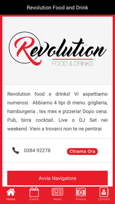 Revolution Food And Drink screenshot 2