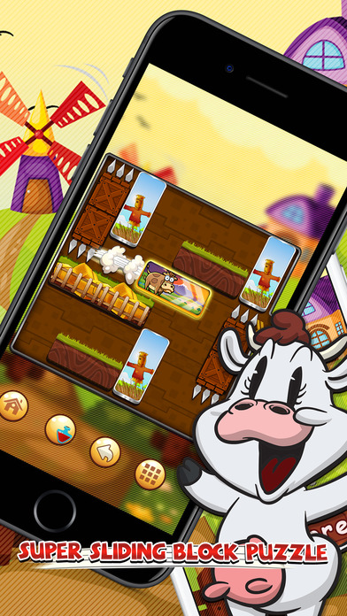 Slide Block Out Games on Farm Animals screenshot 2