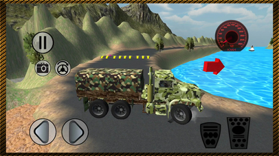 Extreme Army Cargo : Transport Truck Drive - Pro screenshot 3
