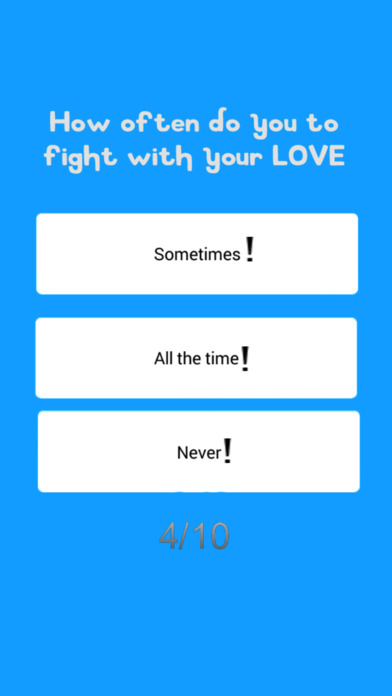 LOVE TEST 100% screenshot 4