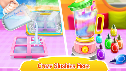 Summer Slushy Maker – Crazy Kids Food Making Games screenshot 3