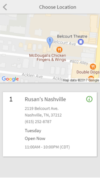 Rusan's Nashville screenshot 2