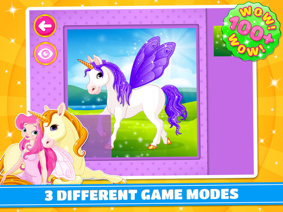 Cute Ponies & Unicorns Puzzles : Logic Game Cute Ponies & Unicorns Puzzles : Logic Game