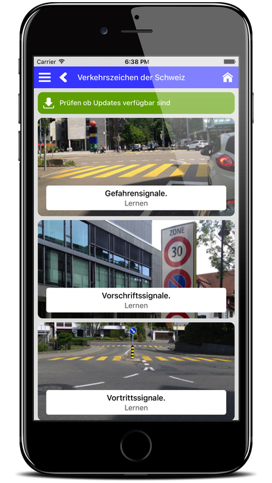 Verkehrszeichen der Schweiz screenshot 2