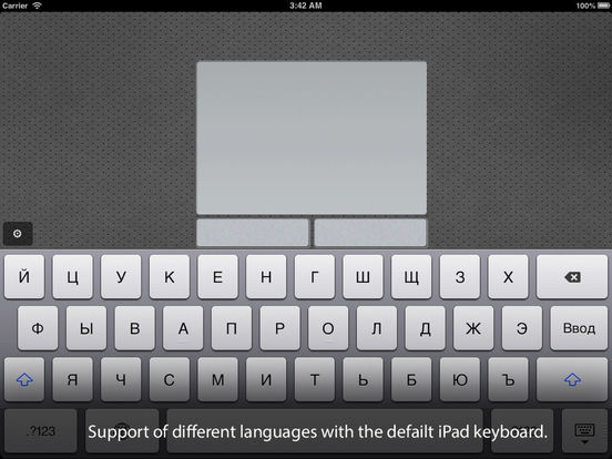 Air Keyboard: remote touch pad and custom keyboard Screenshots