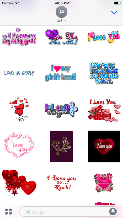Girlfriend Boyfriend Stickers screenshot 3
