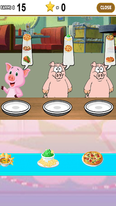 Kids Pa Games Fast Food Restaurant Pep Pig Pizza screenshot 2
