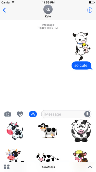 CowMojis - Cow Emojis And Stickers screenshot 2