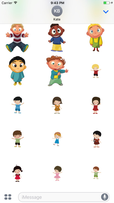Young Stickers - Best Children Stickers And Emojis screenshot 3