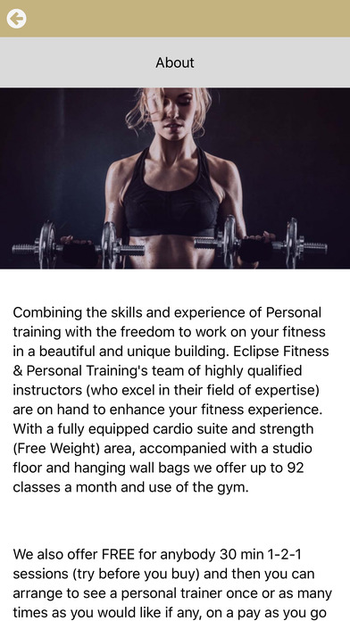 Eclipse Fitness Studio screenshot 3