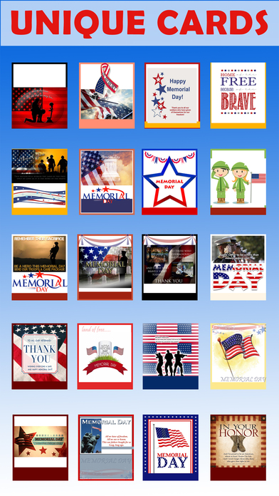 Memorial Day Greeting.s Cards - Posters Maker Free screenshot 2