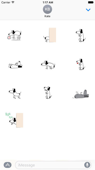 Funny Bull Terrier Dog Sticker screenshot 3