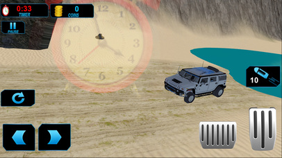Xtreme Beach Stunt: Offroad Hummer Track screenshot 4