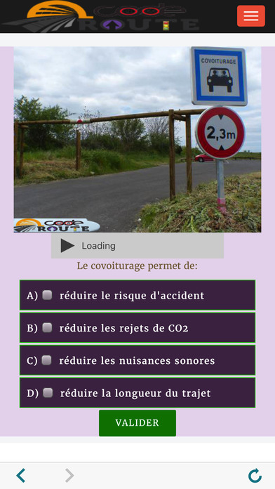 test code de la route france screenshot 4