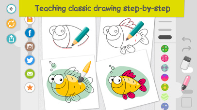 how2Draw - drawing step by step and coloring book screenshot 2