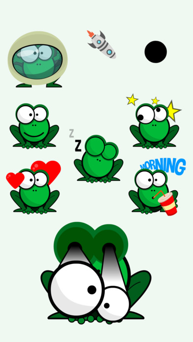 Pop Frogs Stickers screenshot 2