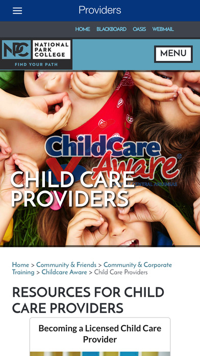 Child Care Aware WCA screenshot 2