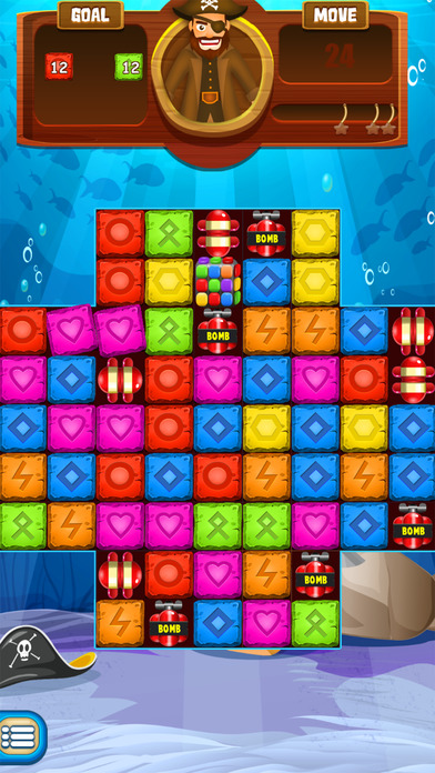 Pirates Toy Block Pop Puzzle Adventure screenshot 2