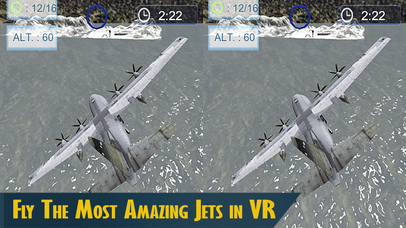 VR Airplane Flight Simulator: Challenging Missions screenshot 2