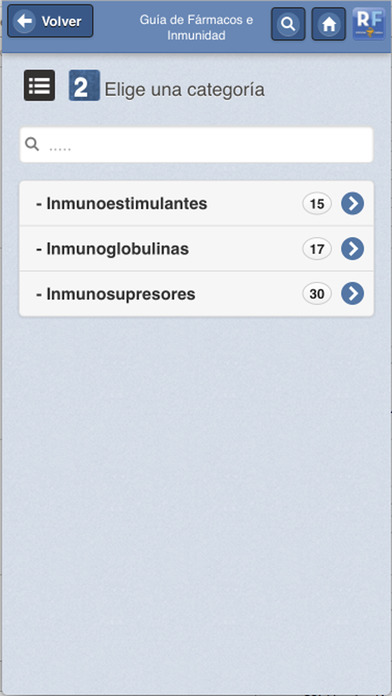Inmunidad. Fármacos screenshot 3